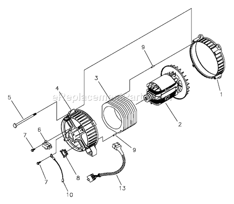 Page A Diagram and Parts List for 030215-0  Briggs and Stratton Generator